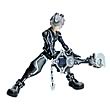 Kingdom Hearts Tron Legacy Riku Play Arts Kai Action Figure